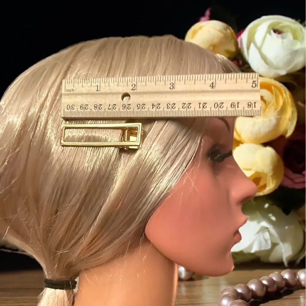 N/A gold barrette